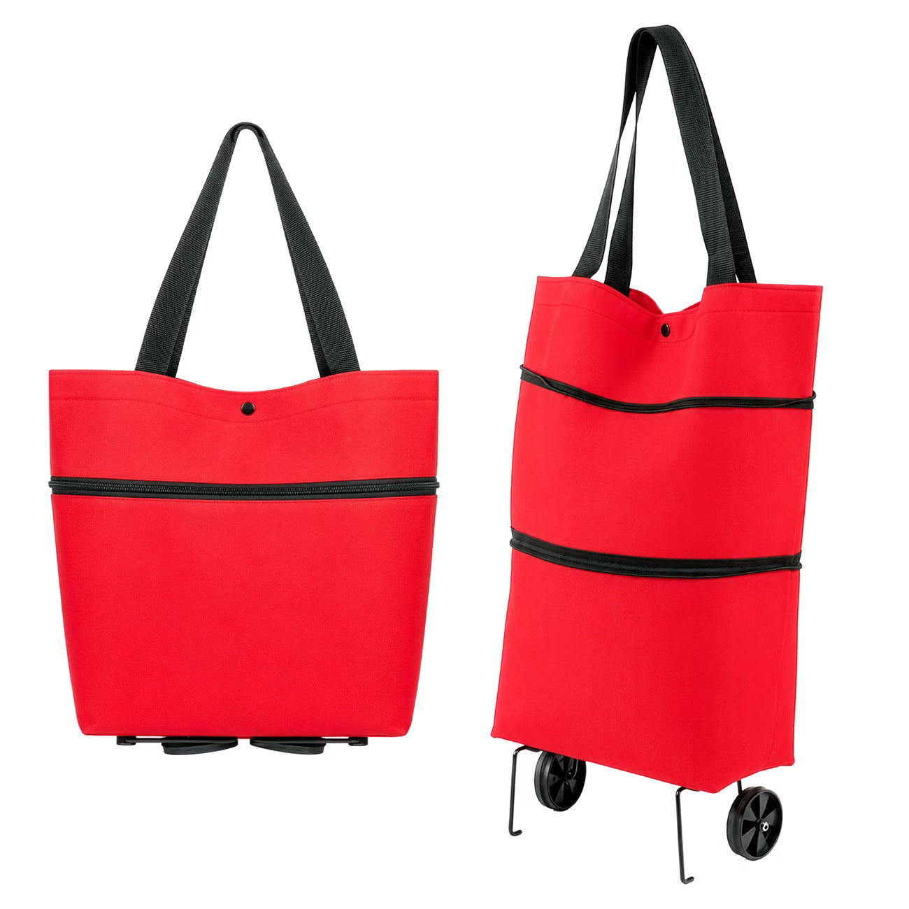 Foldable Trolley Grocery Bag 30L