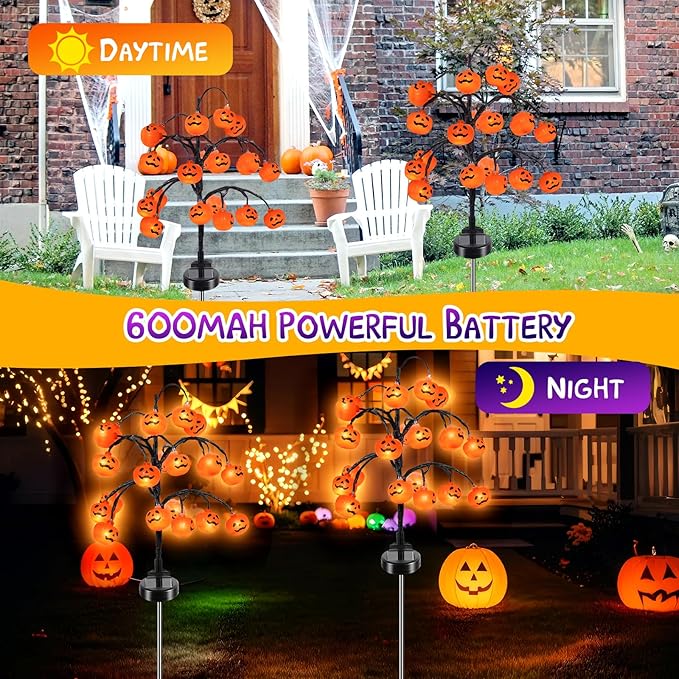 Halloween Solar Pumpkin Lights