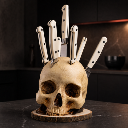The Skullkeeper Knife Block