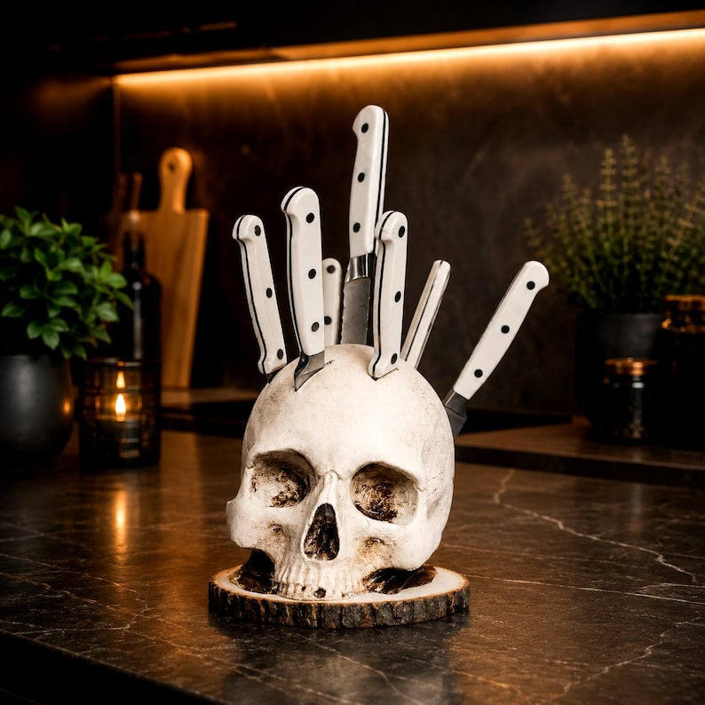 The Skullkeeper Knife Block