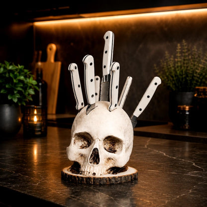 The Skullkeeper Knife Block