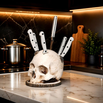 The Skullkeeper Knife Block