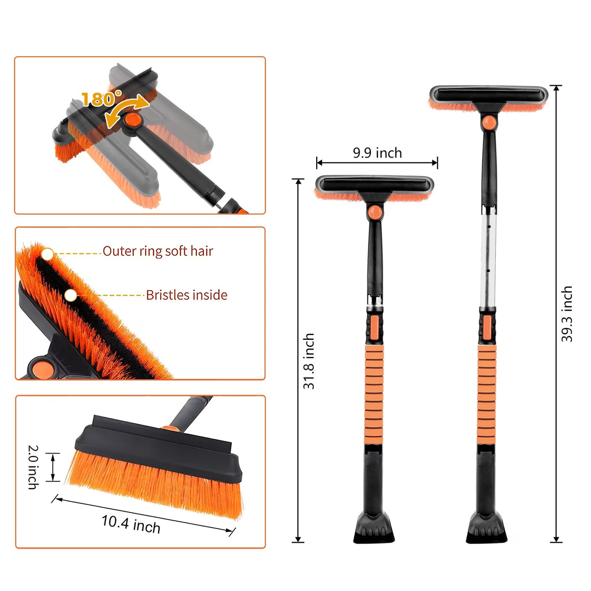 THE 42" 4-IN-1 SNOW TOOL