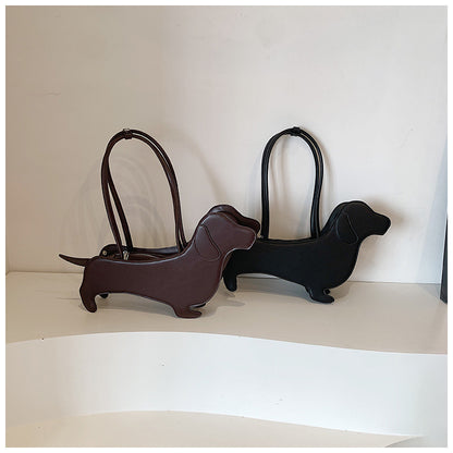 Cartoon Dog Shaped Shoulder Bag