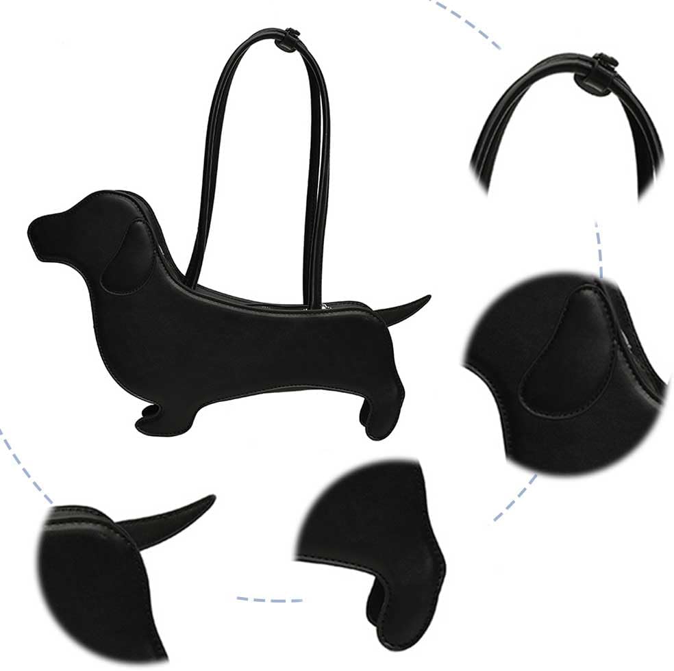 Cartoon Dog Shaped Shoulder Bag