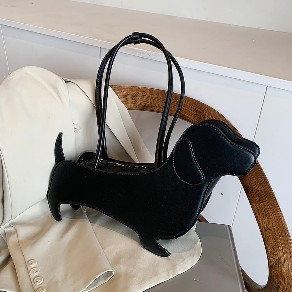 Cartoon Dog Shaped Shoulder Bag
