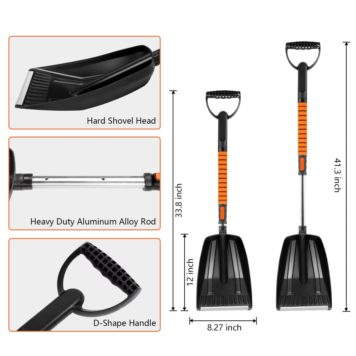 THE 42" 4-IN-1 SNOW TOOL