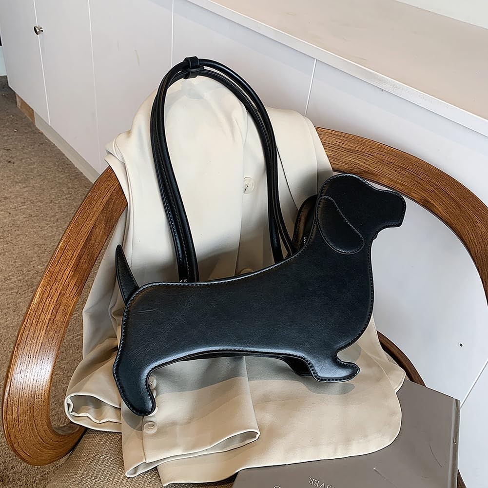 Cartoon Dog Shaped Shoulder Bag