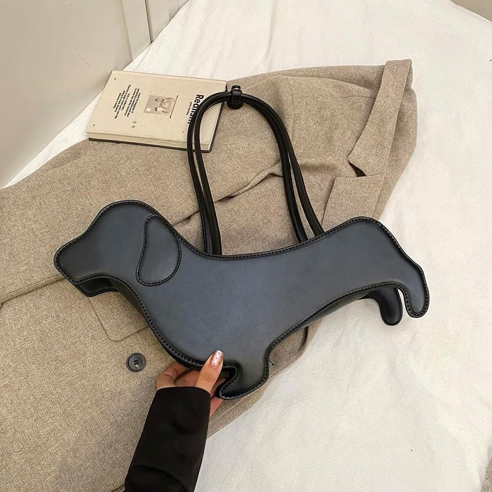 Cartoon Dog Shaped Shoulder Bag