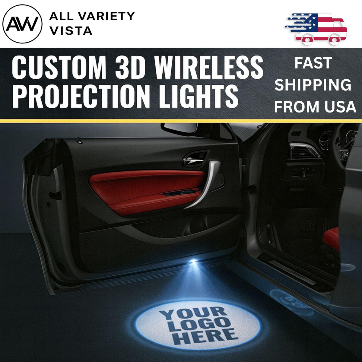 Custom Laser Door Projector
