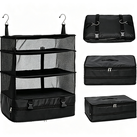 3-Shelf Hanging Travel Organizer
