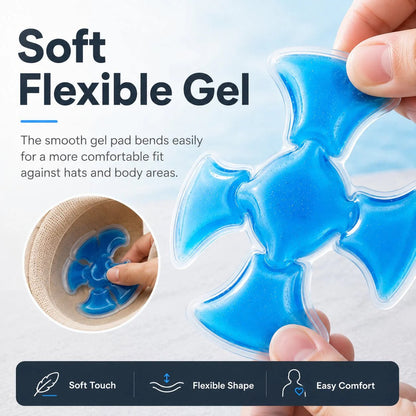 🎁 LAST DAY 60% OFF🧢🧊Reusable Cooling Pad for Hats & Body Relief