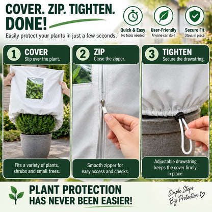 🌿 Winter Garden Must Have | Reusable Frost Protection Covers for Plants, Shrubs & Young Trees ❄️