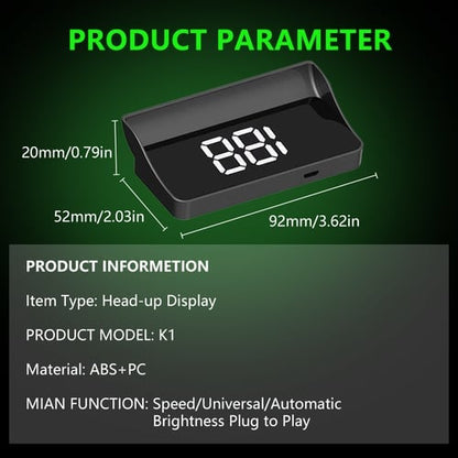 🚗 Head-Up Display Car GPS Digital Speedometer