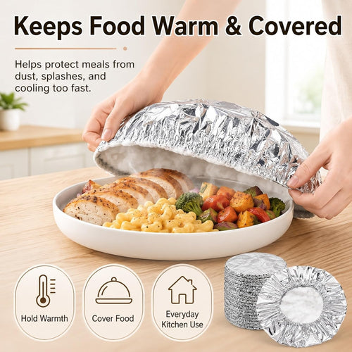 Reusable Aluminum Foil Food Covers