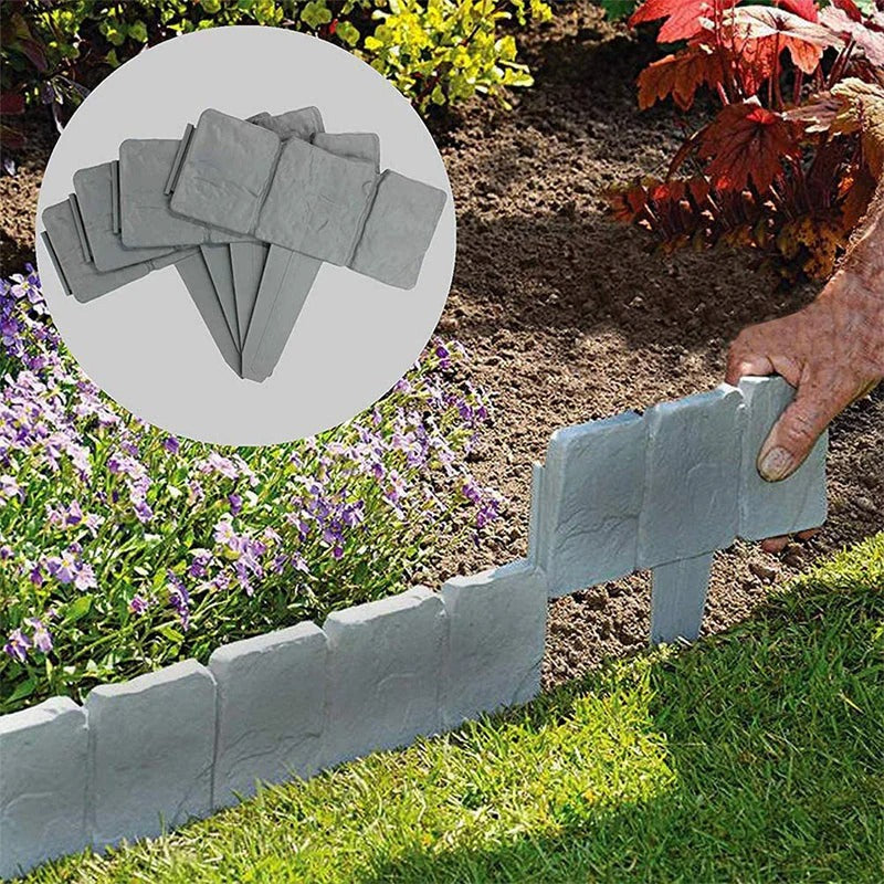 Faux Stone Garden Edging Border