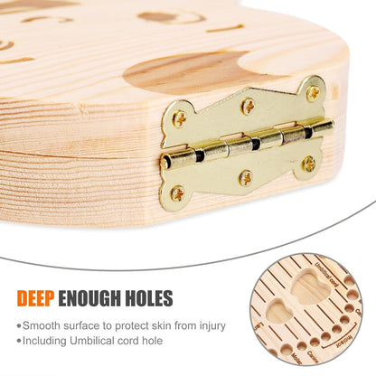 Wooden Baby Tooth Box