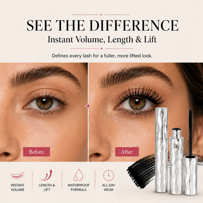 🔥BUY 1 GET 1 FREE🔥 Waterproof Curling & Lengthening Mascara