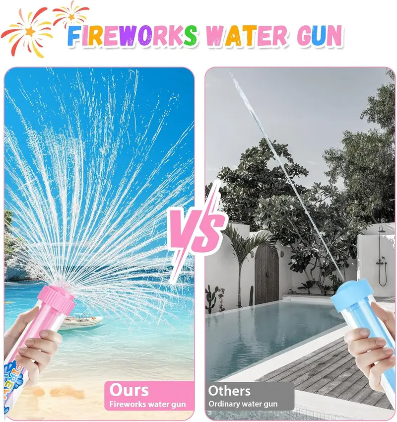 Firework Spray Water Soaker Toy
