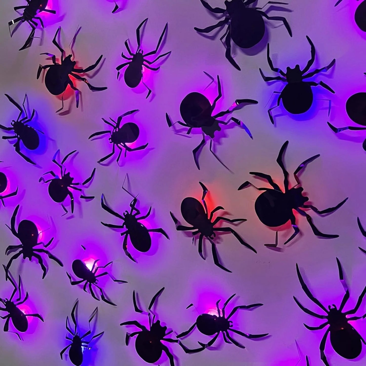 3D Spiders&Bat Light Design LED Decorations
