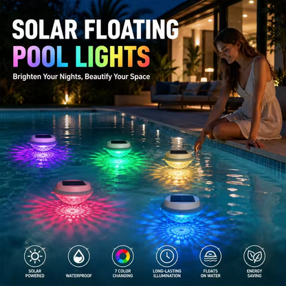 Solar-Powered Floating LED Light