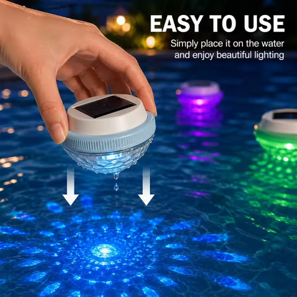 Solar-Powered Floating LED Light
