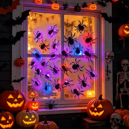 3D Spiders&Bat Light Design LED Decorations