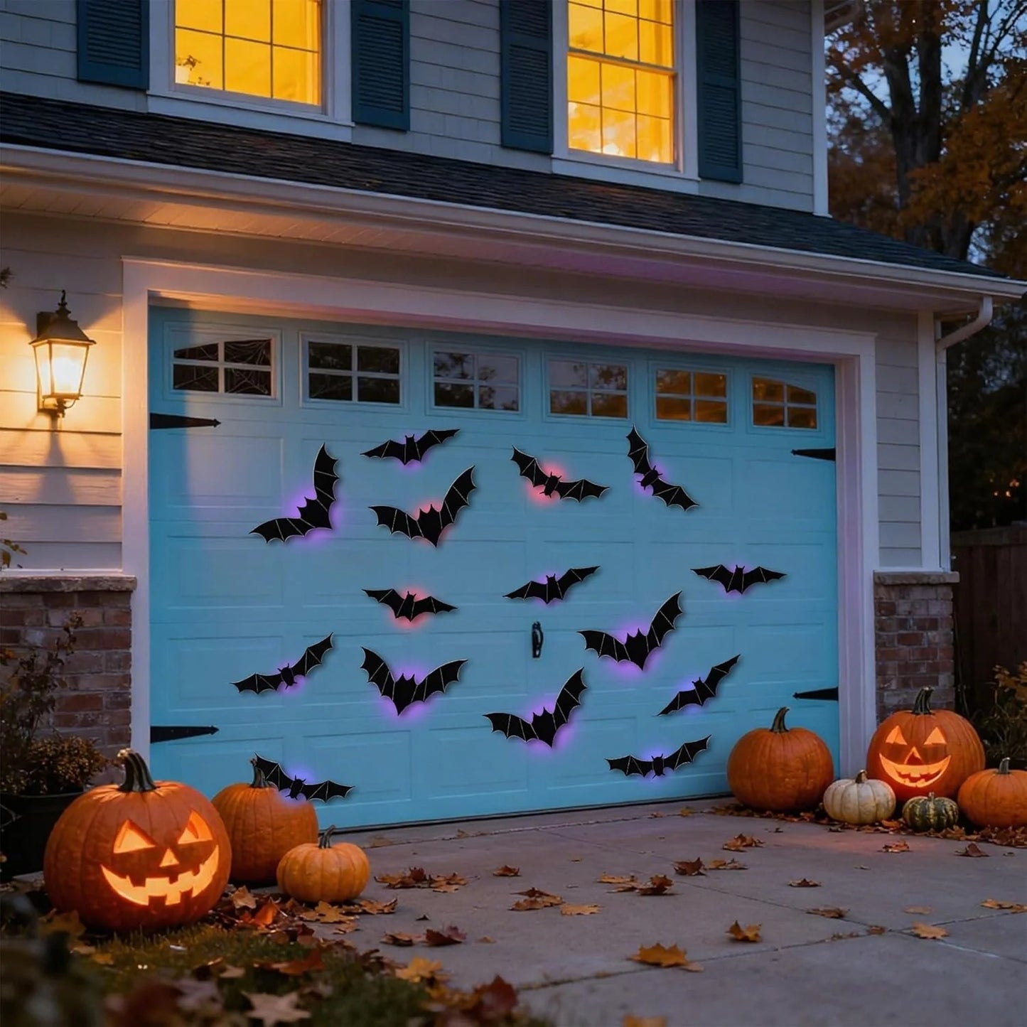 3D Spiders&Bat Light Design LED Decorations