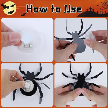 3D Spiders&Bat Light Design LED Decorations
