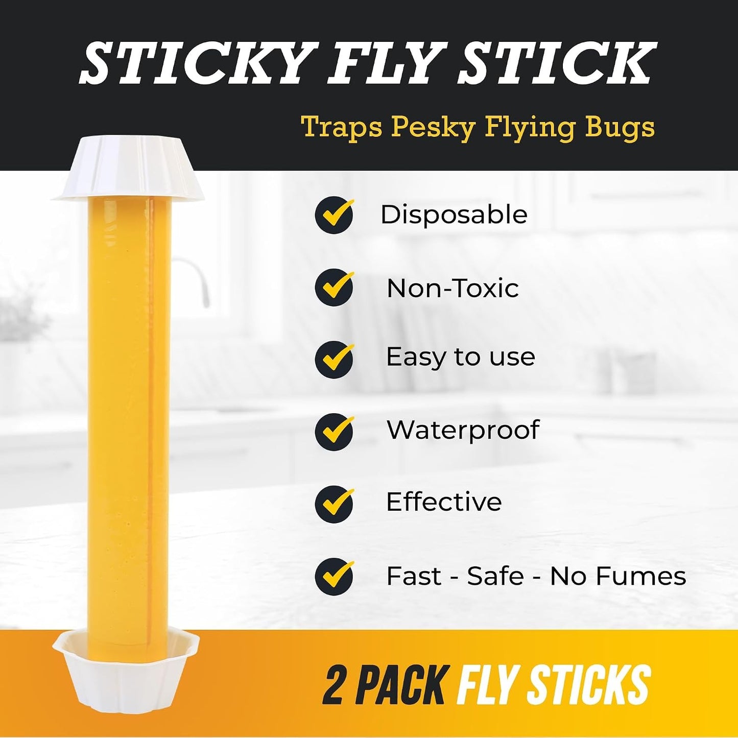 Hanging Sticky Fly Traps