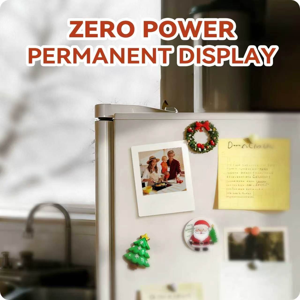 E-Ink Fridge Magnet