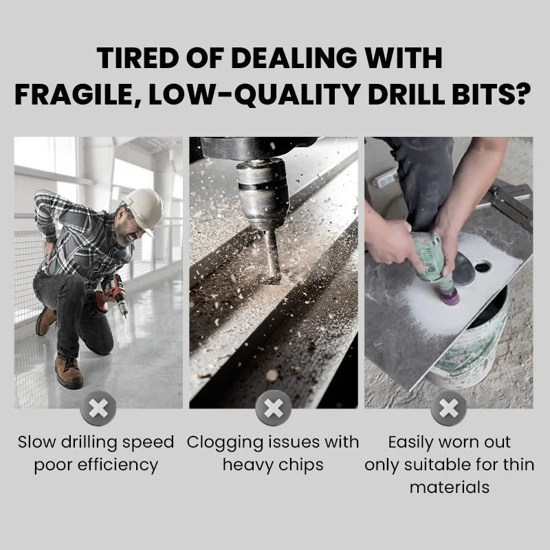 🔥Ultra-Hard Alloy Drill Bit Kit