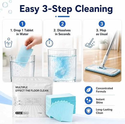 Multi-Effect Floor Clean Tablets,Floor Cleaning Tablets Multi-Surface Cleaner