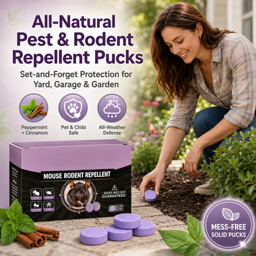 All-Natural Peppermint & Cinnamon Pest & Rodent Repellent Pucks