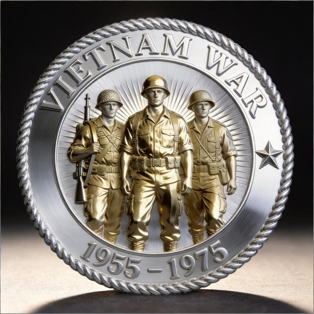 🏆Flash Sale 50% OFF - Vietnam War Veterans Commemorative Coin (1955–1975)