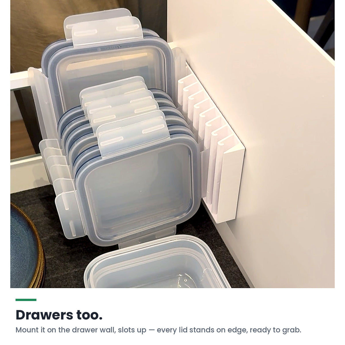 LidLoft 10-Slot Lid Organizer