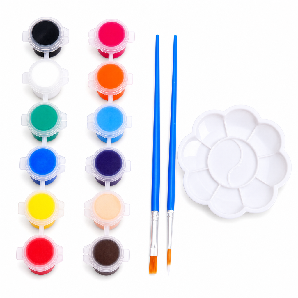🎃 Halloween Wooden Pumpkin Craft Kit-6pc | DIY Wind Chime
